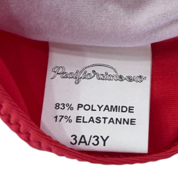 PACIFIC RAINBOW - SWIMMING SUIT 1 PIECE - RED - NEW NO TAG - Picture 5 of 5